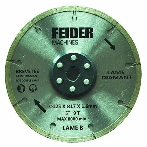 FEIDER Lame Pour Scie FDL125DB 1 FEIDER Lame Pour Scie FDL125DB