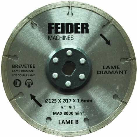FEIDER Lame Pour Scie FDL125DB 2 FEIDER Lame Pour Scie FDL125DB – Image 2