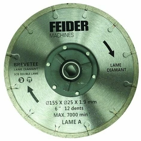 FEIDER Lame Pour Scie Double FDL155DB 1 FEIDER Lame Pour Scie Double FDL155DB