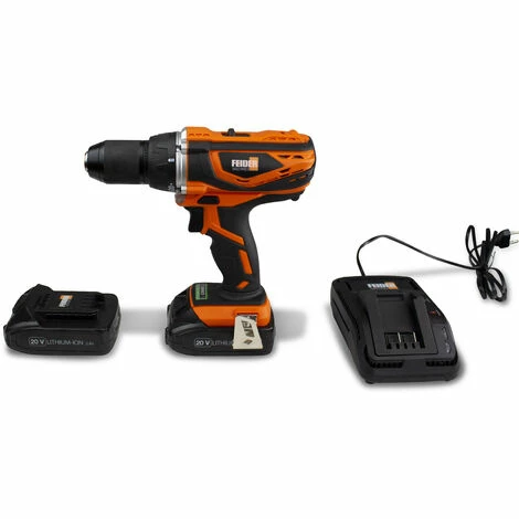 FEIDER Perceuse - Visseuse Sans Fil 20 V 38 Nm FPV20V2B2B 2 FEIDER Perceuse - Visseuse Sans Fil 20 V 38 Nm FPV20V2B2B – Image 2