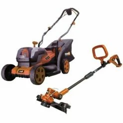 Tondeuse Sans Fil 2x20V 35cm + Coupe Bordure 20V Feider FTDCB20V-4A