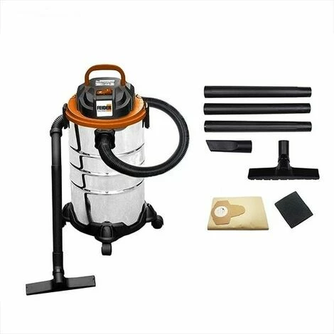 FEIDER Aspirateur Eau Et Poussière 1400 W 30 L - Cuve Inox FHAEP1430L 1 FEIDER Aspirateur Eau Et Poussière 1400 W 30 L - Cuve Inox FHAEP1430L