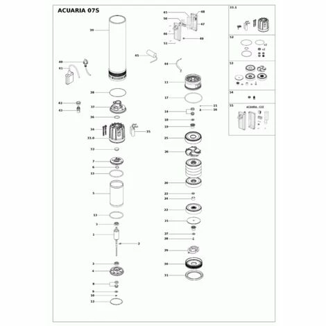 ESPA Pompe à Eau Submersible Pour L'approvisionnement En Eau ACUARIA 07S 3M - 3.900L/h - 35,5m Max. 4 ESPA Pompe à Eau Submersible Pour L'approvisionnement En Eau ACUARIA 07S 3M - 3.900L/h - 35,5m Max. – Image 4