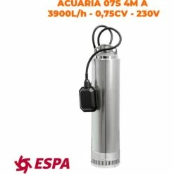 ESPA Pompe à Eau Submersible Pour L'approvisionnement En Eau ACUARIA 07S-4M A - 3.900L/h - 47,3m Max.