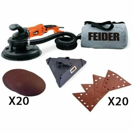 FEIDER Electroportatif Ponceuse 1200 W - Abrasifs 20+20 FP1200P-AB 1 FEIDER Electroportatif Ponceuse 1200 W - Abrasifs 20+20 FP1200P-AB