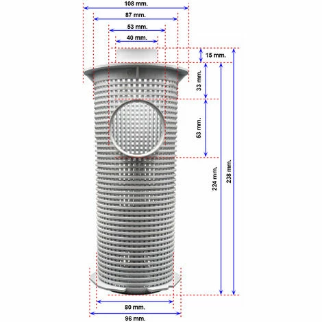 Panier Préfiltre Pompe Piscine Iris Espa 3 Panier Préfiltre Pompe Piscine Iris Espa – Image 3