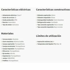 Pompe Pour Piscine ESPA Modèle Silen S2 Puissance: 0,75 HP TRIFÁSICA 6 Pompe Pour Piscine ESPA Modèle Silen S2 Puissance: 0,75 HP TRIFÁSICA -Feider Soldes 2022 67399431 3
