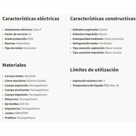 Pompe Pour Piscine ESPA Modèle Silen S2 Puissance: 0,75 HP TRIFÁSICA 3 Pompe Pour Piscine ESPA Modèle Silen S2 Puissance: 0,75 HP TRIFÁSICA – Image 3