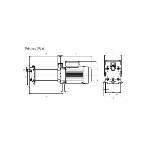 Espa Prisma – Pompe Centrifuge/A Horizontal Prisma-15/3-M 230 V 3 Espa Prisma – Pompe Centrifuge/A Horizontal Prisma-15/3-M 230 V – Image 3
