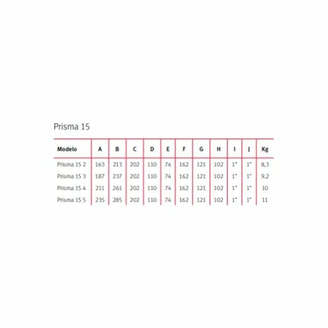 Espa Prisma - Pompe Centrifuge/a Horizontale Prisma-25/4-m 230v 5 Espa Prisma - Pompe Centrifuge/a Horizontale Prisma-25/4-m 230v – Image 5